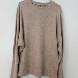 Mono B Taupe Knit Top